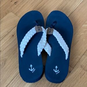 J. Crew Nautical Platform Flip-Flop